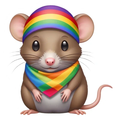 a gay rat sticker