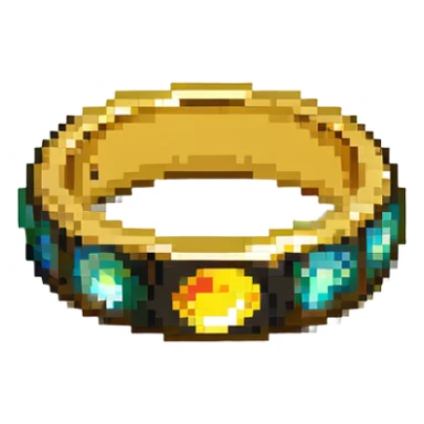 Gold ring from Sonic the Hedgehog game sticker