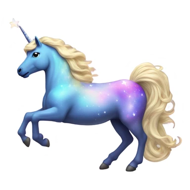 Unicorn in space sticker