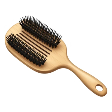 hair brush sticker