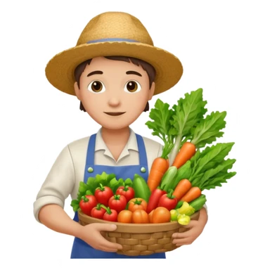 farmer chef sticker