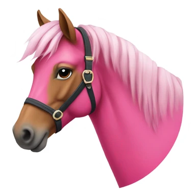 Pink horse  sticker