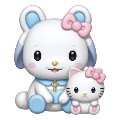 Cinamoroll hello kitty sticker