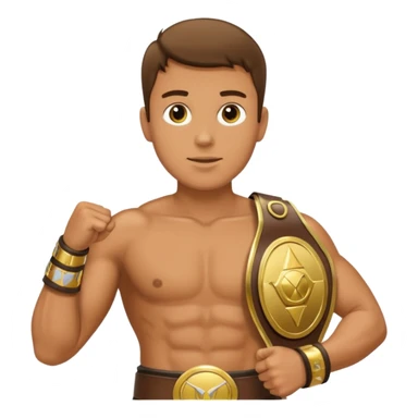 champ 2 belt w man sticker