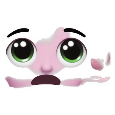 Blushing emoji with swirl eyes  sticker