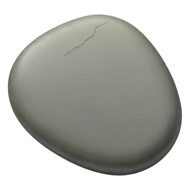 Smooth River Stone sticker