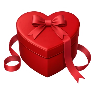 Surprise heart shaped box sticker