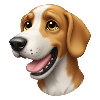 bound hound dog  sticker