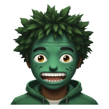 freaky deku sticker