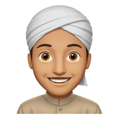 Muslim man greeting sticker