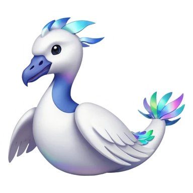 Pokemon red and green legendary Lugia sticker