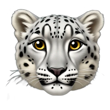 British snow leopard sticker