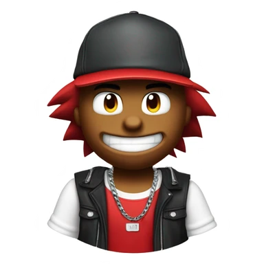 red rapper sonic the hedgehog  sticker