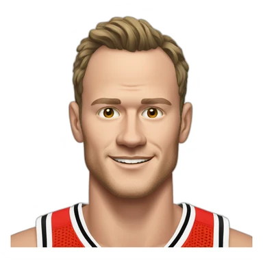 Jonathan Toews as rainbow beach bum sticker