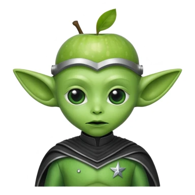 happle alien in star war sticker