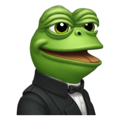 pepe mute it sticker