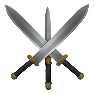 Tres espadas cruzadas sticker