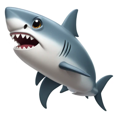 Derpy shark sticker