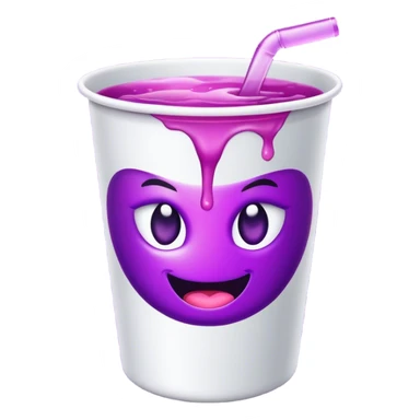 Cup with dirty sprite logo sticker