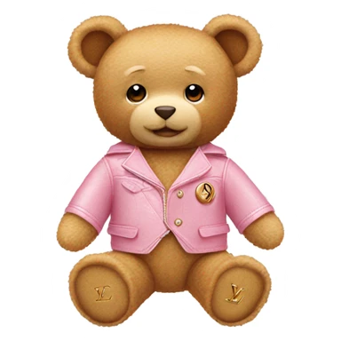 Louis Vuitton Teddy pink sticker