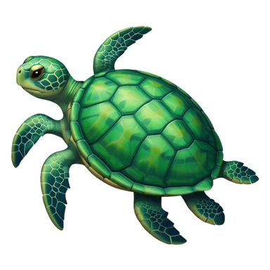 Tortue dans l’eau  sticker