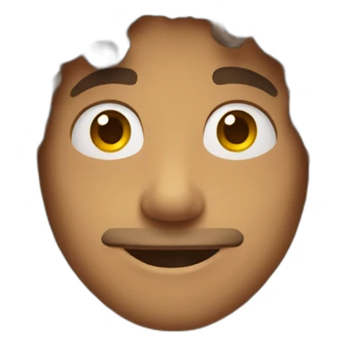 man taking selfie, curly brown hair, brazalian sticker