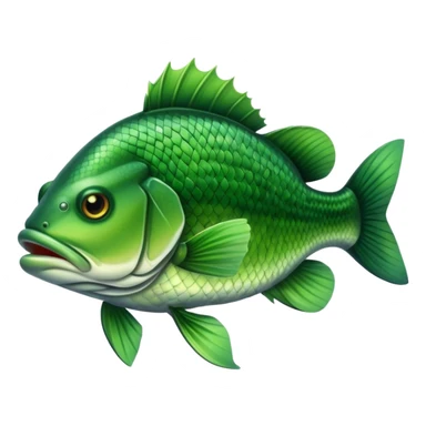 Bass fish sticker