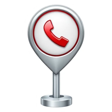 classic location pin sticker