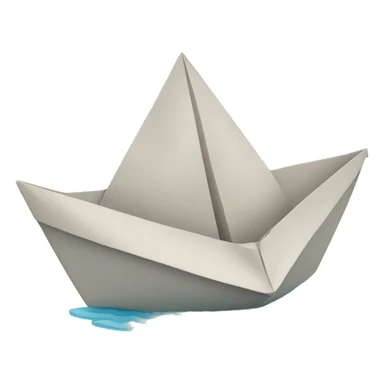 paper boat sticker