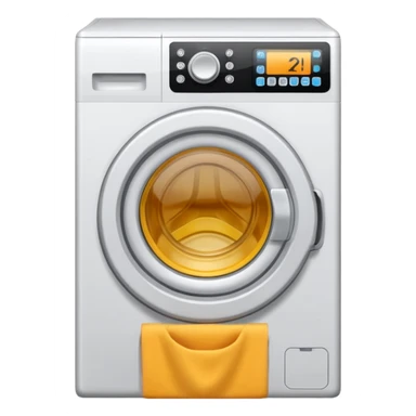 filled washing machine sticker