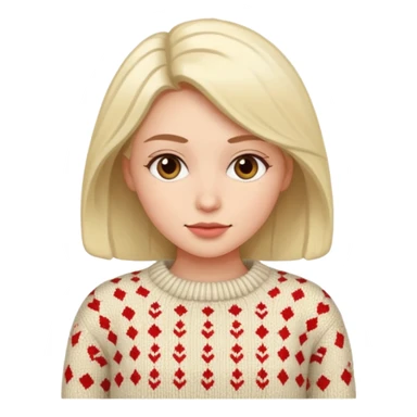 Women in Knitten wear sticker