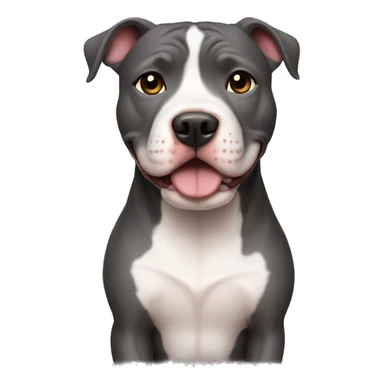Perro pitbull cute sticker