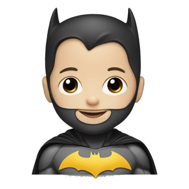 Baby batman with mask sticker