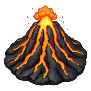 Hawaiian volcano sticker