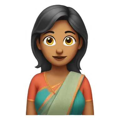 indian working mother sticker