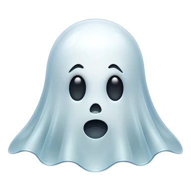 ghost with nothing  sticker