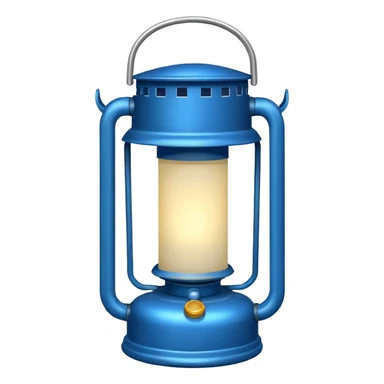 Blue colour ka lalten sticker