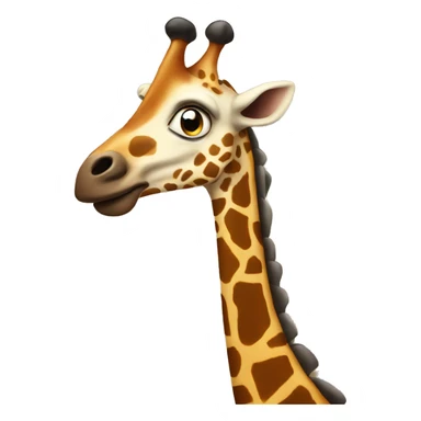 jirafa with poop sticker