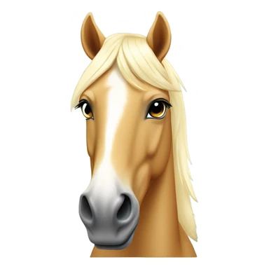 Palomino horse sticker