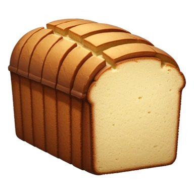 SLICED BROWN POUND CAKE sticker