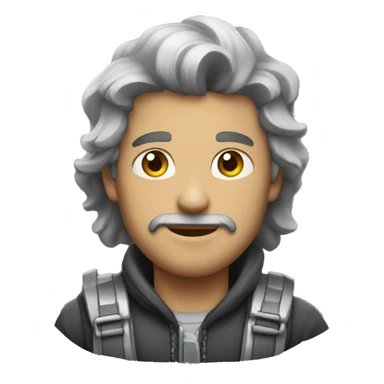 A GUY WITH STEEL ROAD sticker