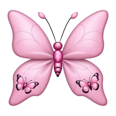 sakura bow with butterfly accents sticker