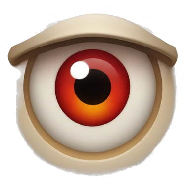 Red eye  smile  sticker