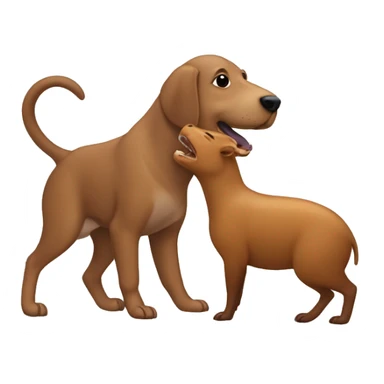 Perro nadando con una capibara sticker