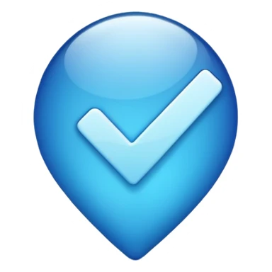 Verificado azul sticker