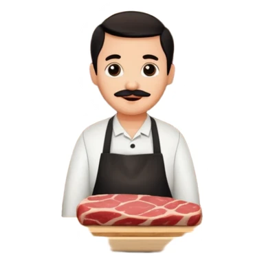 Una carnicería chapala con un Billy de decoración. sticker