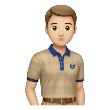 Make me a preppy aesthetic sticker