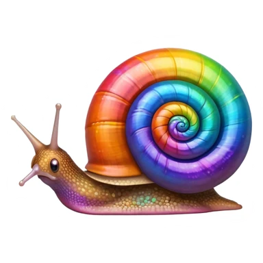 Snail Rainbow sticker