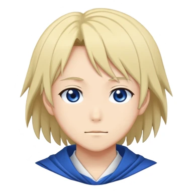 Isagi kawii from the anime blue lock sticker