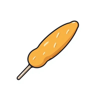 korean corn dog sticker